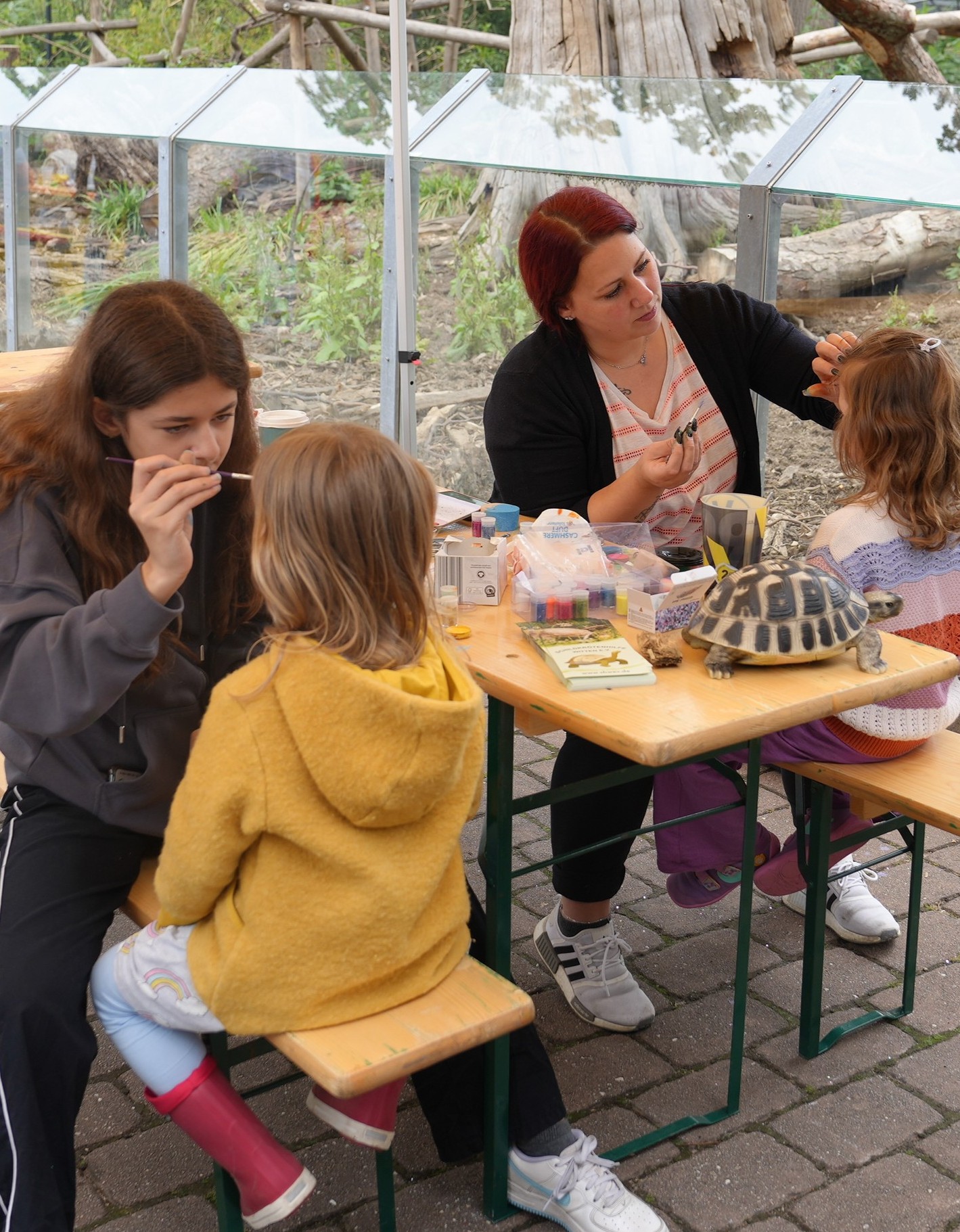 Schminkstand der Schildkr&ouml;tenhilfe Witten e.V.
